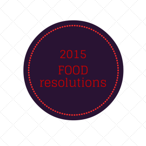 New Year's food resolutions